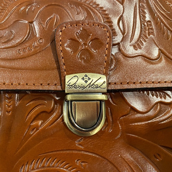 NIB PATRICIA NASH Locri Tooled Leather Crossbody Bag Purse - Picture 6 of 9